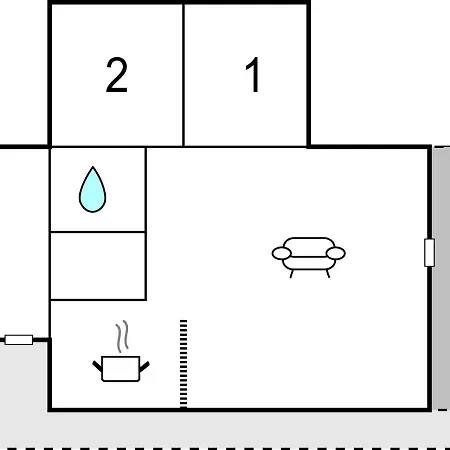 Σπίτι διακοπών Two-bedroom Holiday In Hemmet
